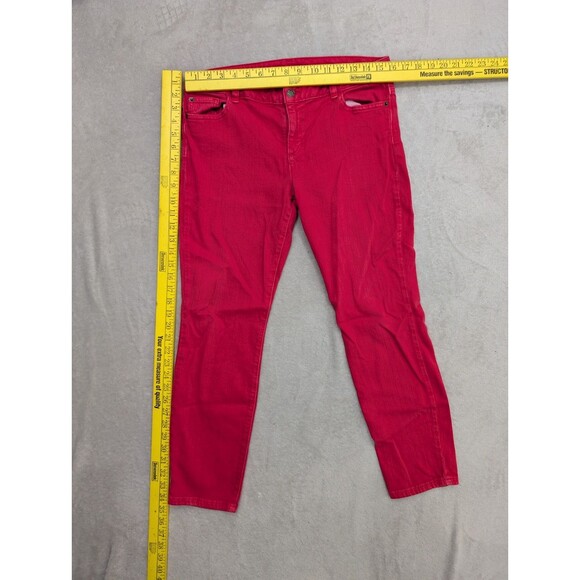 Michael Kors Red Denim Jeans Pants - Picture 3 of 4